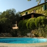Blick über den Pool auf das Ferienhaus 'Podere Poggio Ventoso' auf dem 'Poggio Ventoso' - Foto © Maibritt Olsen